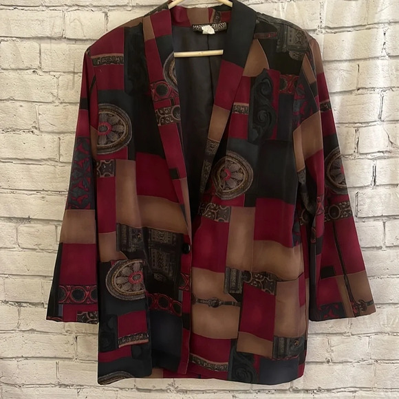 Marshall Rousso Jackets & Blazers - Women’s Marshall Rousso oversized vintage blazer XL